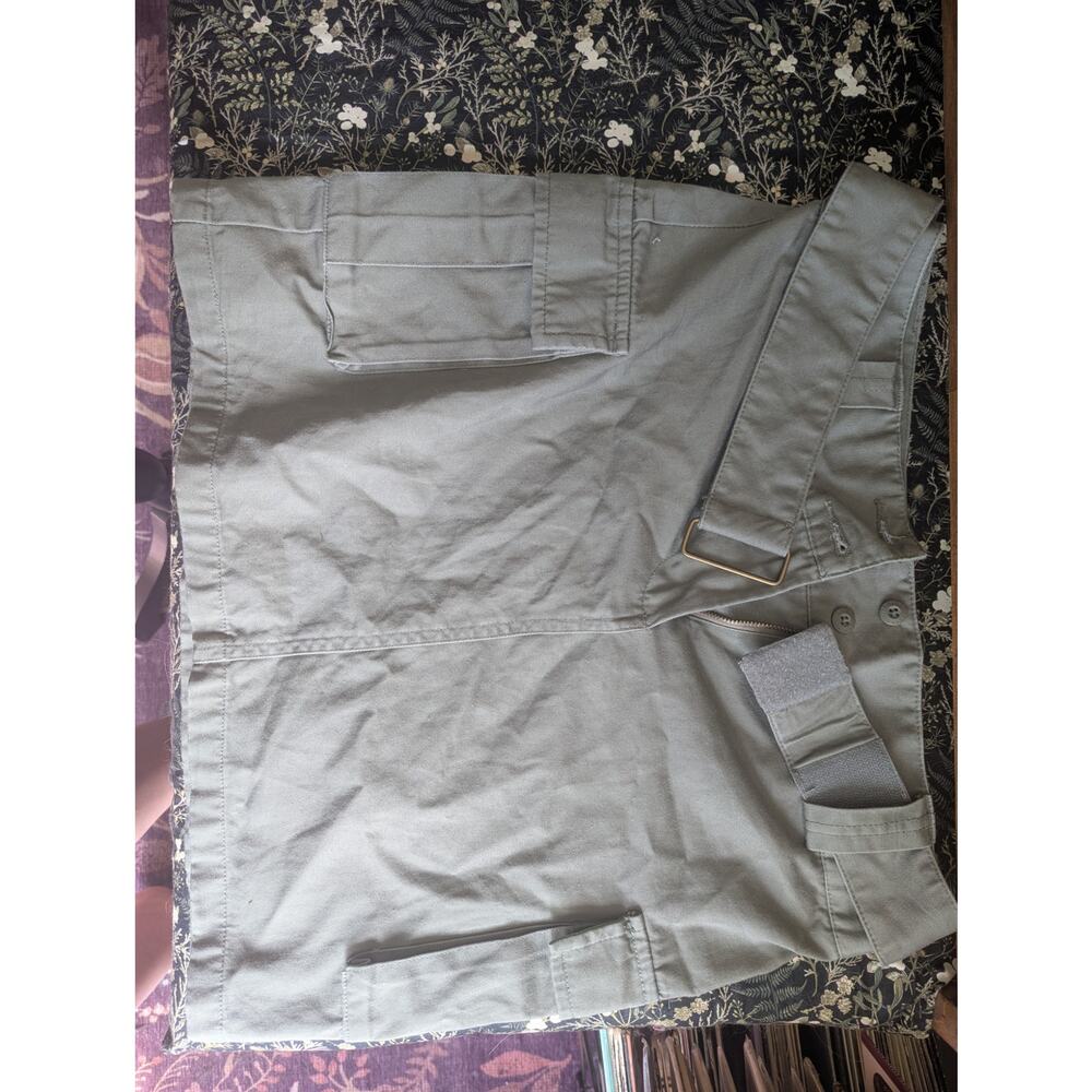 Sz 4 Route 66 Cargo Pocket Green Mini Skirt